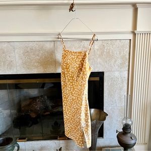 Princess Polly Yellow and White Mini Dress